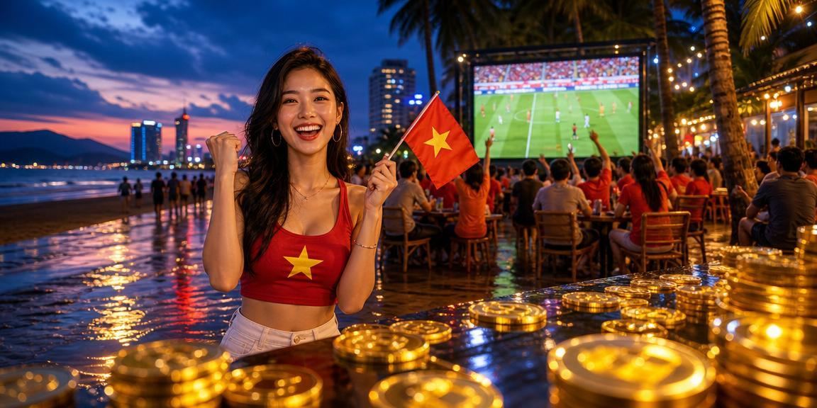 Cảnh giải trí casino và bãi biển tại Đà Nẵng